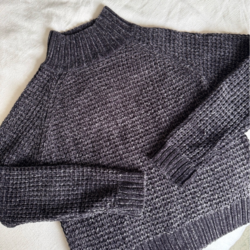 Gray Chenille Sweater